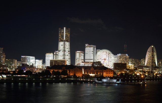 大黒ふ頭から見える夜景